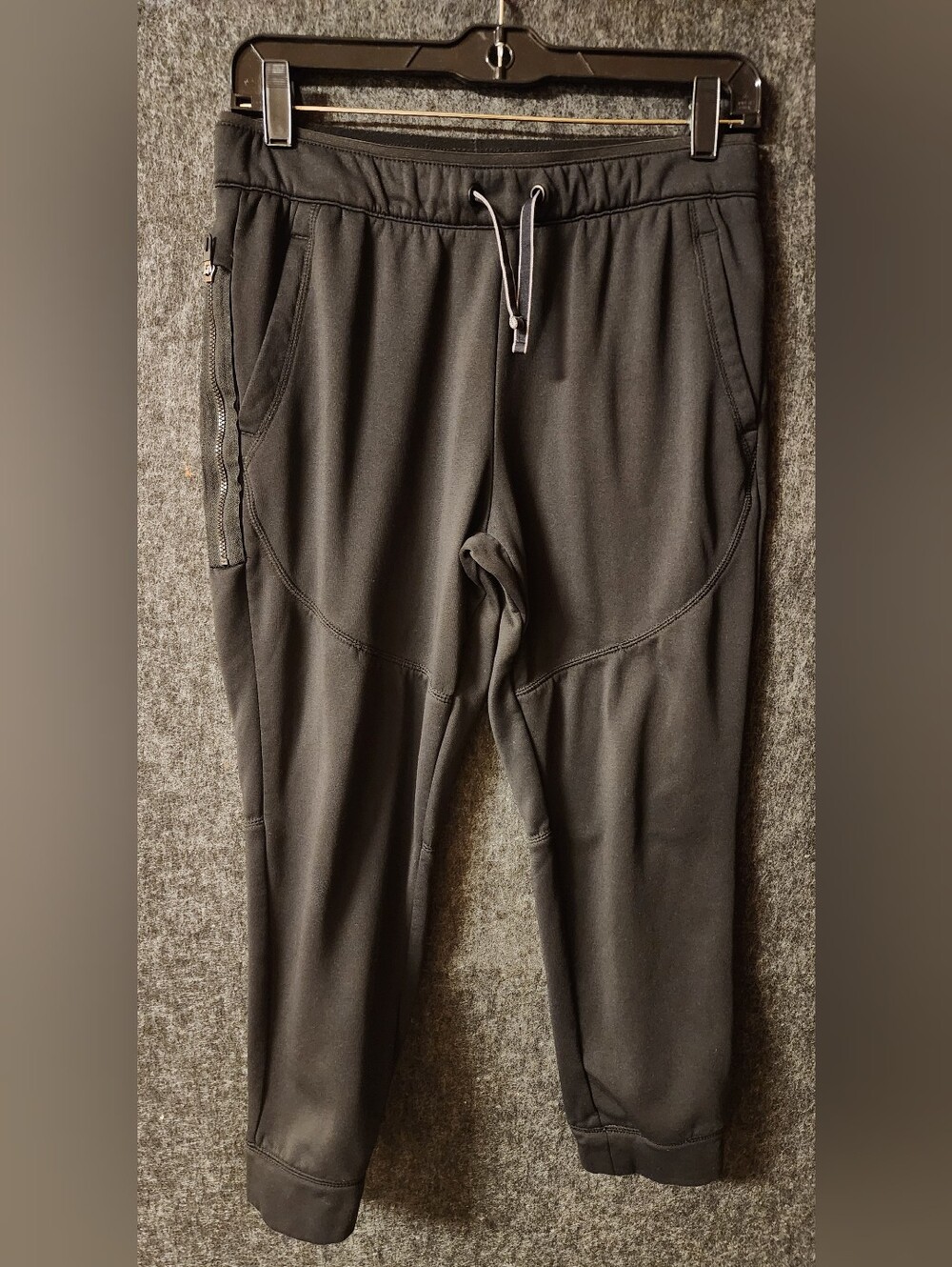 Athletic Works Boys Husky Size L (10-12) Black Pre Owned Good Condition
